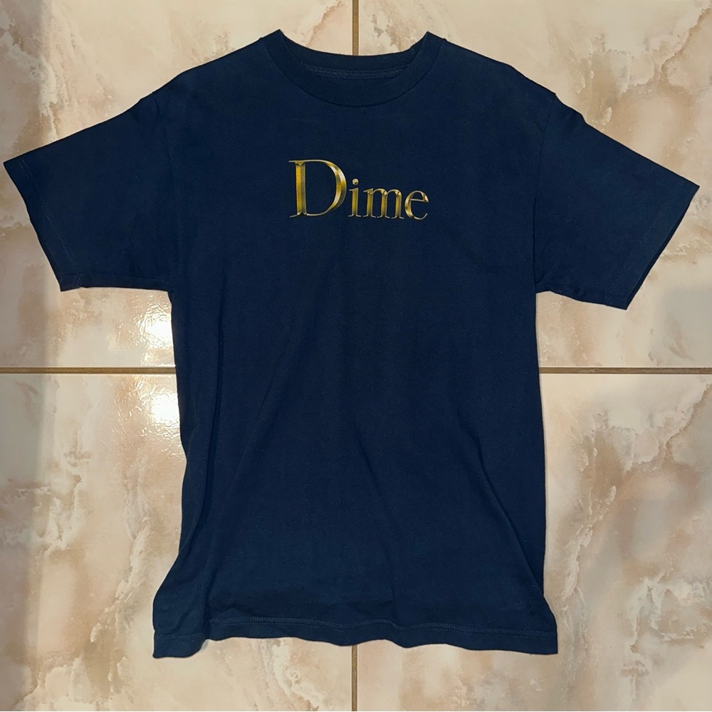 Dime Navy Blue T-Shirt